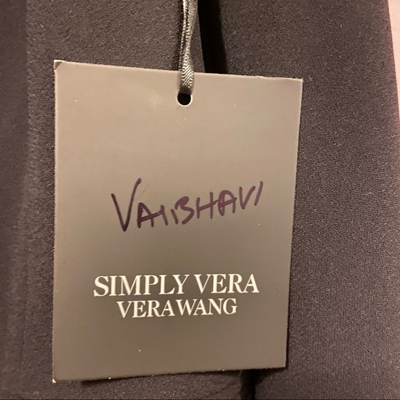 NWT Women's Simply Vera Vera Wang Cold-Shoulder Blazer - Picture 6 of 10